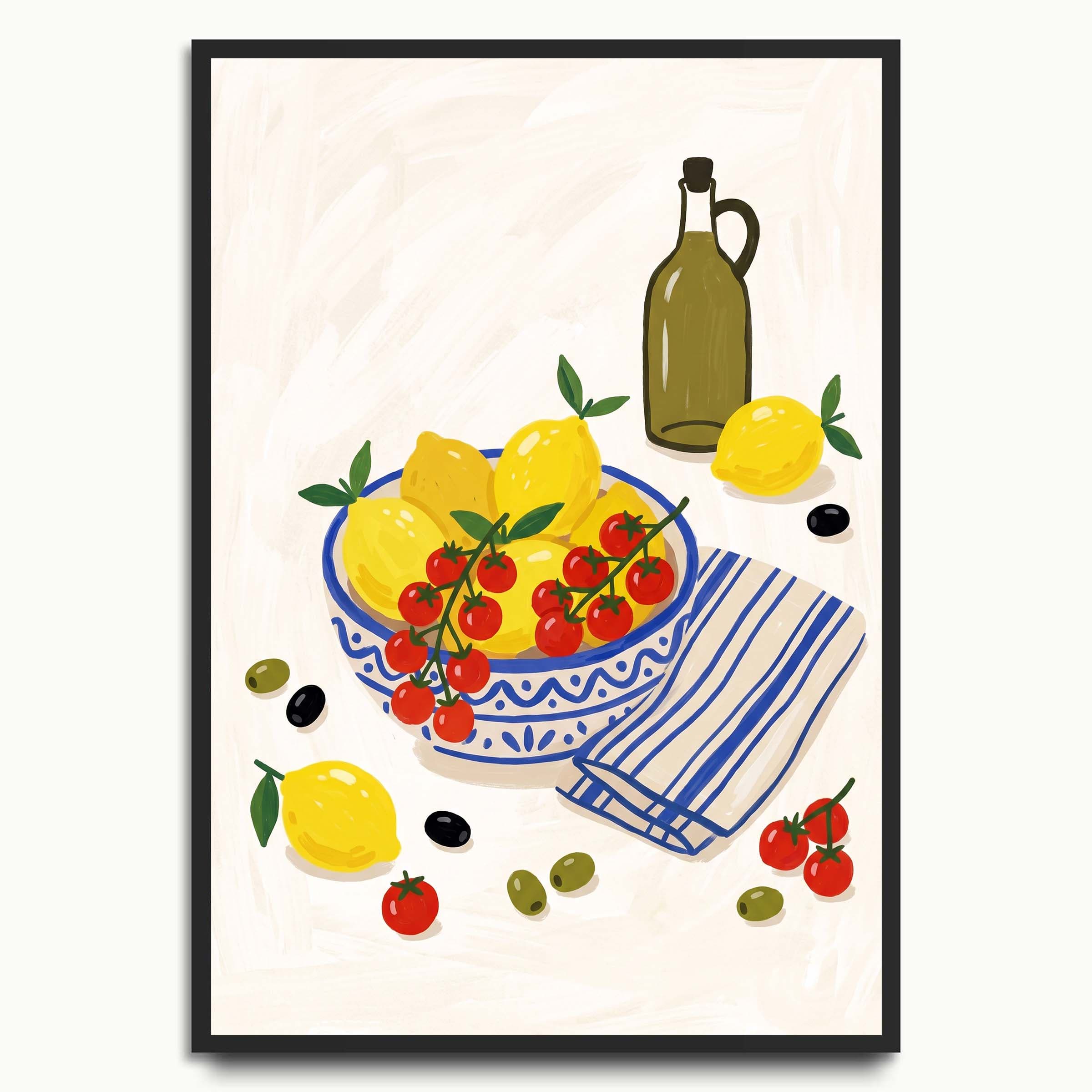 Mediterranean Bowl food & drink prints